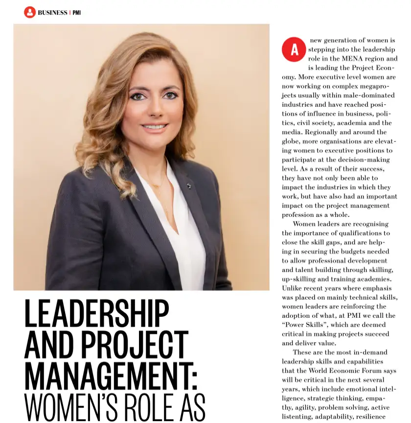 Leadership and project management Womens Role As change makers